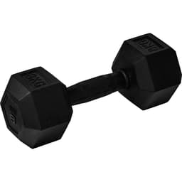 Master Fitness Nero Rubber Coated Hex, Hex hantlar 8 kg