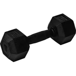 Master Fitness Nero Rubber Coated Hex 6 kg