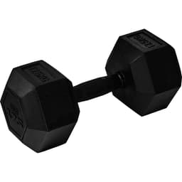 Master Fitness Nero Rubber Coated Hex, Hex hantlar 17,5 kg