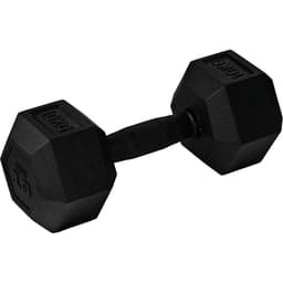 Master Fitness Nero Rubber Coated Hex, Hex hantlar 10 kg