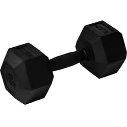 Master Fitness Nero Rubber Coated Hex, Hex hantlar 12,5 kg