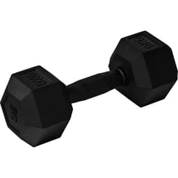 Master Fitness Nero Rubber Coated Hex, Hex hantlar 9 kg