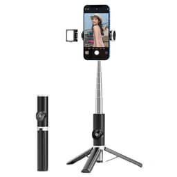 Bluetooth-fjernkontroll Selfie-stang Smarttelefon Bærbar Uttrekkbar Stativ lampe
