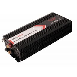 SKANBATT Inverter 12V 1500W Ren Sinus m/Trådløs Fjernkontroll 342x157x75mm