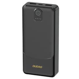 Dudao Powerbank 20000 mAh 2.4A med 2 × USB– Svart