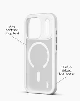 Ideal Bumper Case MagSafe iPhone 17 Pro Cloudy White