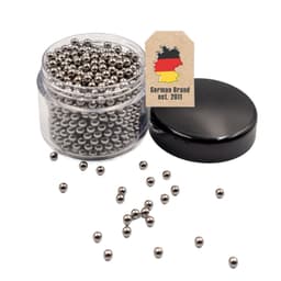 Kugler i rustfrit stål til rengøring af glas