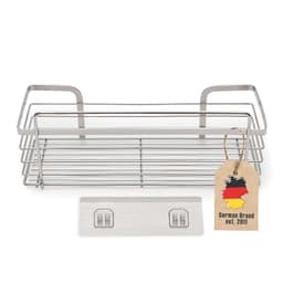 Selvklæbende badeværelsesholder til brusebad (sølv)