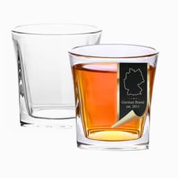 2x Whiskyglas Old Fashioned Whiskey Kristallglas