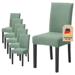 6x Stoltrekk 38-45cm sete 45-65cm rygghøyde (grønn)