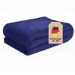 Teppe Kosepledd 200 x 150 cm Takteppe fleece (nattblå)