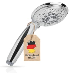 Duschhuvud handdusch 5 funktioner universellt (silver)