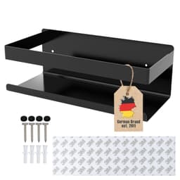 Selvklebende Dusjhylle Dusjkurv Baderomshylle (svart)