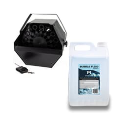 Marconi Såpbubbelmaskin (Svart) + Såpbubbelvätska