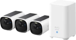 Eufy eufyCam E40 övervakningskamera + HomeBase 2 (3-pack)