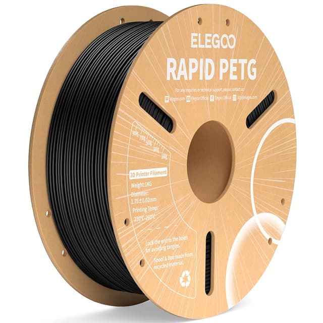 Elegoo Rapid PETG 1kg - Svart