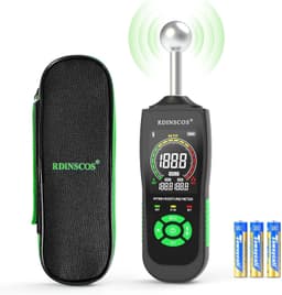 NÖRDIC Kosteusmittari sisäänrakennetulla lampulla puun, seinien, kattojen, lattioiden ja matkailuautojen kosteuden mittaamiseen