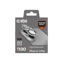 SBS iPhone 16/16 Plus Kameralinsskydd Härdat Glas Active D3O