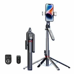 Dubbel Fjärrkontroll Selfiestick Bluetooth Gimbal Dubbel V2-fyllnadslampa P325