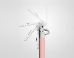 USAMS Lightning Mirror Selfiestick wire control - Svart