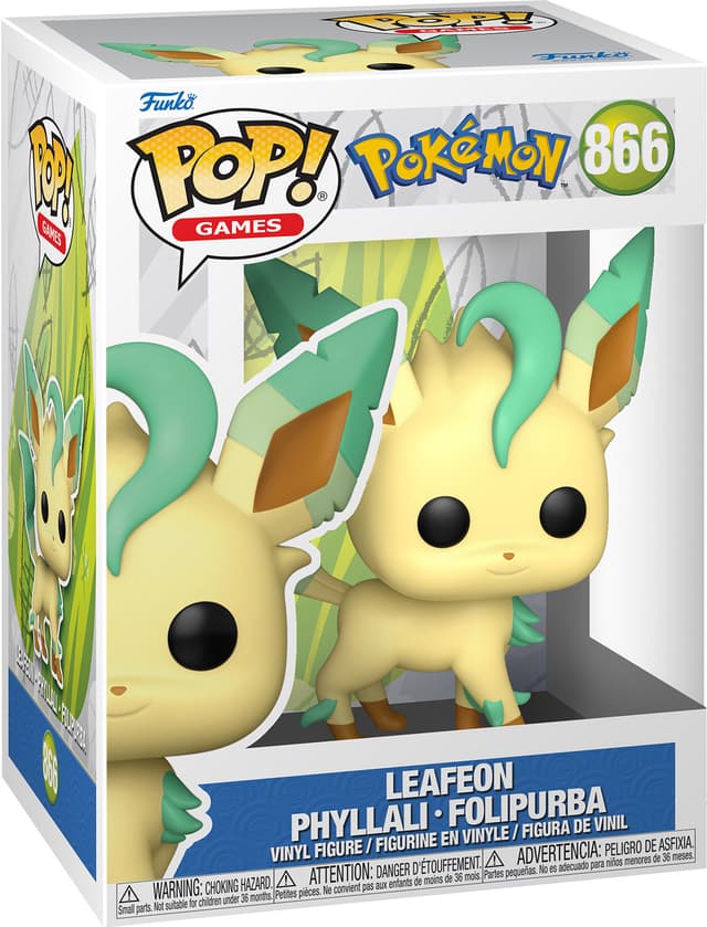 Funko POP Games Pokémon actionfigur (Leafeon Phyllali Folipurba)