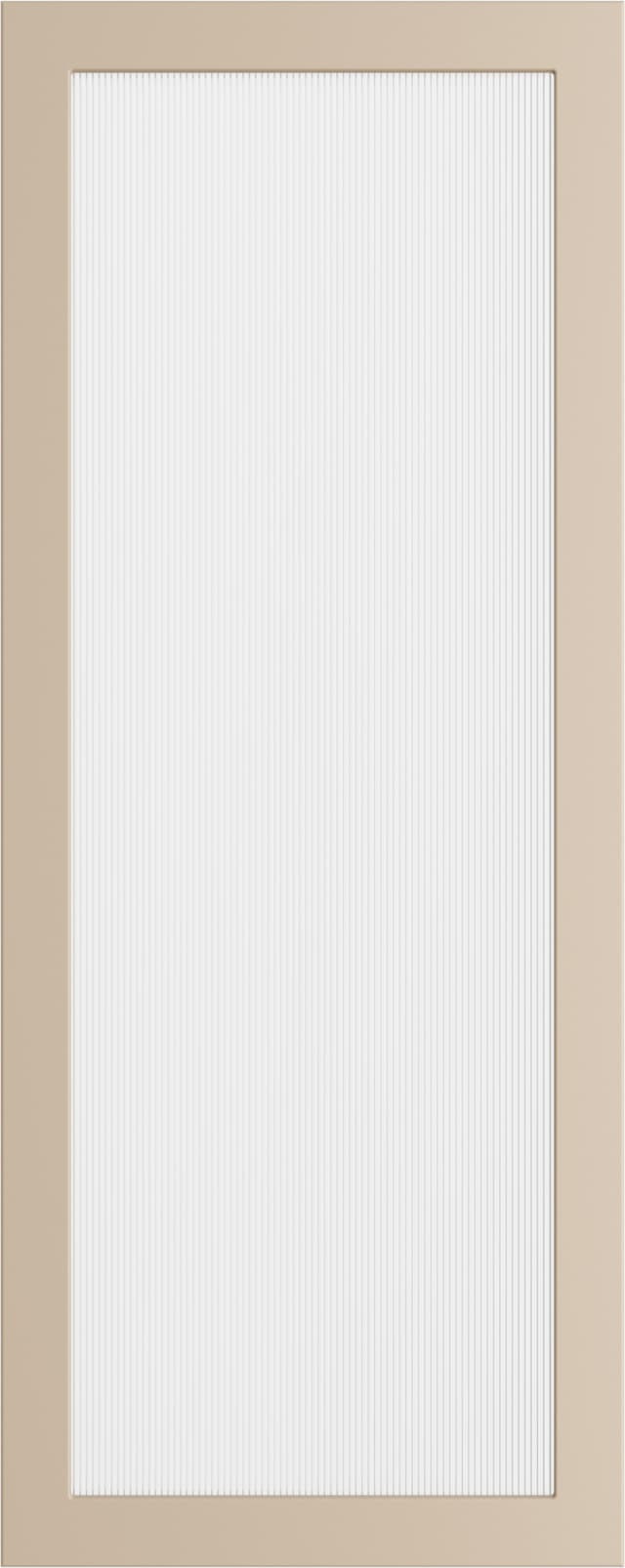 Epoq Trend Soft Beige räfflad glaslucka 50x125