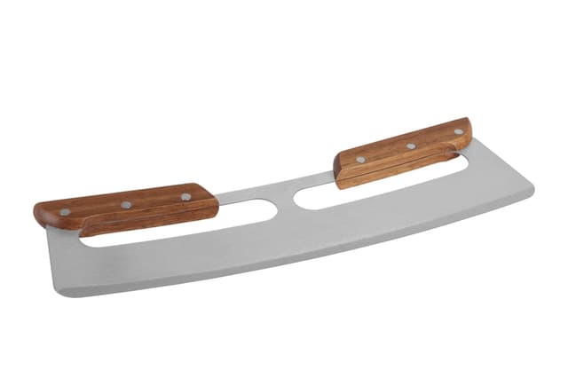 Pizzaskærer i mezzaluna-stil - 35 cm