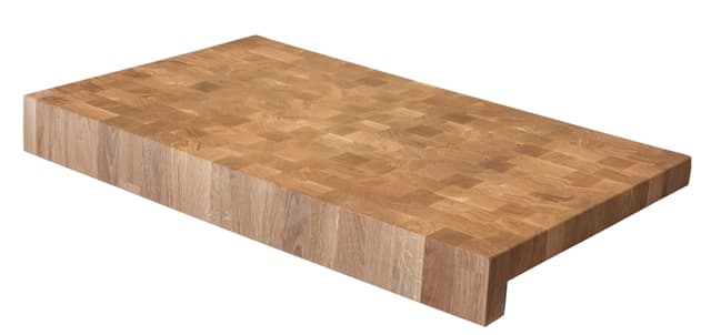 Skærebræt Eg - Endetræ (80 x 45 cm)