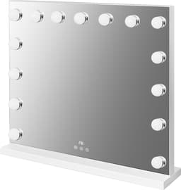 re. Hollywood-spegel med 15 LED-lampor