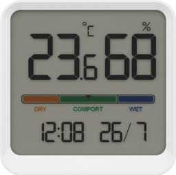 Apt hygrometer og termometer (hvid)