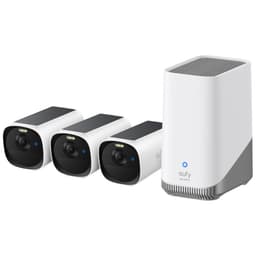 Eufy eufyCam E40 övervakningskamera + HomeBase S380 (3-pack)