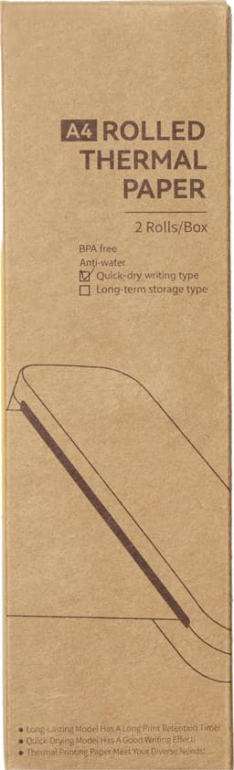 Focus Thermal A4 papirrull (2-pakning)
