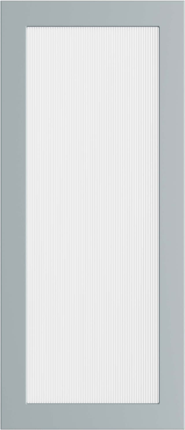 Epoq Trend Eco Hazy Blue räfflad glaslucka 40x92