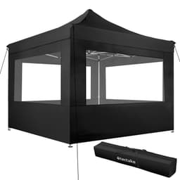 Easy up pavillon Olivia 3x3 m med 4 sidestykker