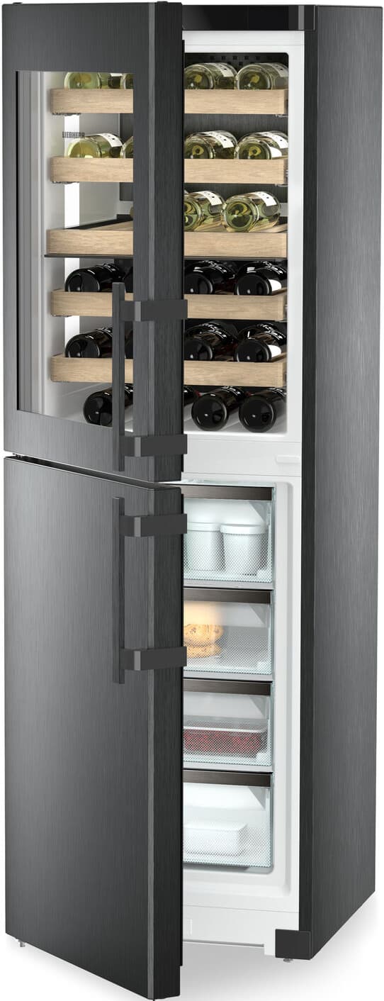 Liebherr Peak SWNbsd 529i-20 001 Vinskab/fryser Sort stål billede 1