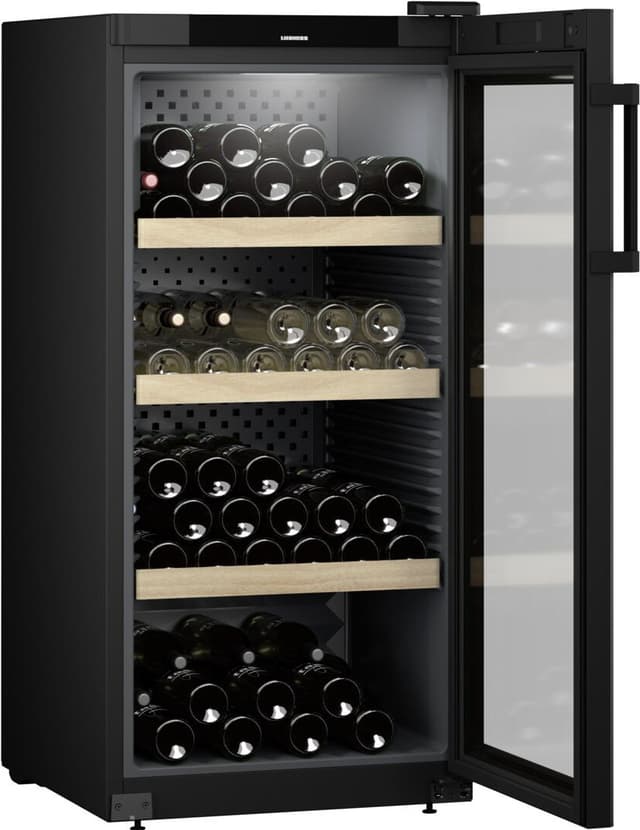 Liebherr WPbl 4201-20 001 Fritstående vinkøleskab (sort)