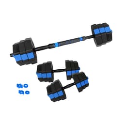 ASG Vægtsæt 15 kg. Hexagon - Sort/Blå