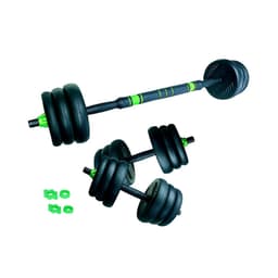 ASG Vægtsæt 15 kg. - Sort/Grøn