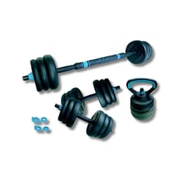 ASG Vektsett 30 kg. - Svart/Petrolblå