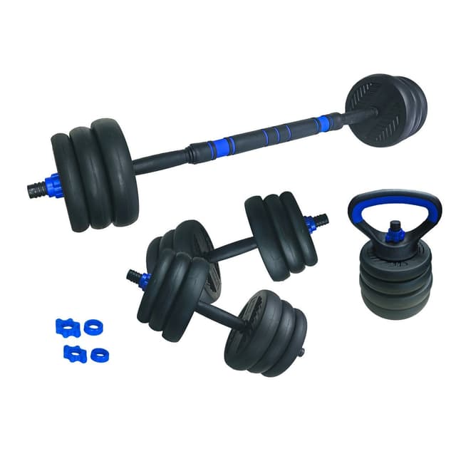 ASG Vægtsæt 20 kg. - Sort/Blå