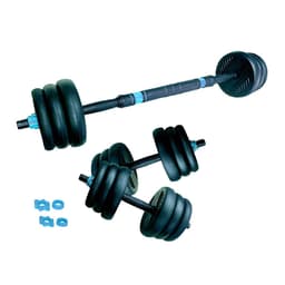 ASG Vægtsæt 15 kg. - Sort/Petrol Blå