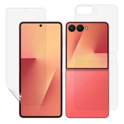 SKALO Samsung Z Flip7 Heltäckande Fram+Bak Skärmskydd - Transparent