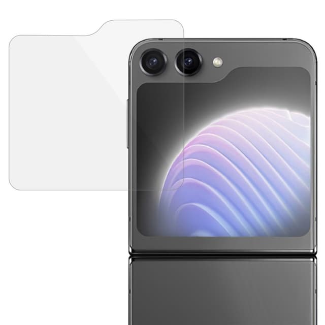 SKALO Samsung Z Flip7 FE Yttre Skärmskydd Härdat Glas