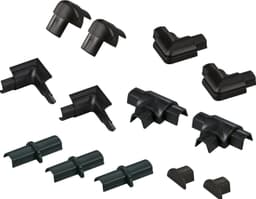 D-LINE sovitinsarja (16x8 mm, musta)