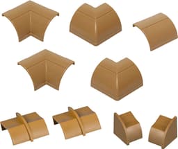 D-LINE adaptersett (22x22mm, tre-effekt)