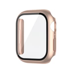 Ruusukultainen PC Karkaistu Lasi Kellokotelo 45mm Yhteensopiva Apple Watch Series 7/8/9 kanssa