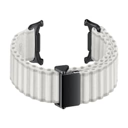 Military Green Nylon kellon ranneke Samsung Galaxy Watchiin Valkoinen