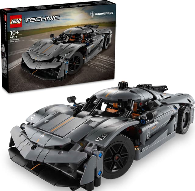 LEGO Technic Koenigsegg Jesko Absolut-hyperbil – grå 42173