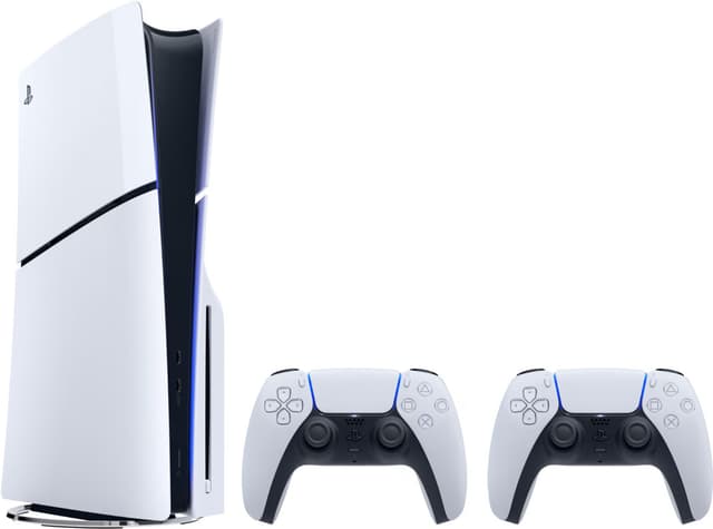 PlayStation 5 Slim Standard Edition spelkonsol (2 DualSense Bundle)
