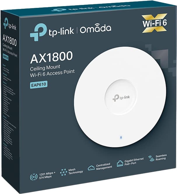 EAP610 | Punto De Acceso Wi-Fi 6 De Montaje En Techo AX1800 | TP-Link